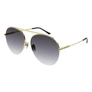 Gucci Gold/Grey Shaded Sunglasses Multicolor, Dam