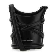 Alexander McQueen The Curve Bucket Väska Black, Dam