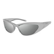 Balenciaga Silver Sunglasses Gray, Herr