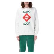 Casablanca Sport Icon Stickat White, Herr