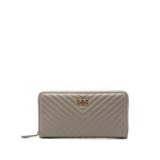 Pinko Ryder Zip Around Plånböcker Beige, Dam