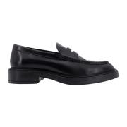 Tod's Svarta Loaferskor med Graverad Logotyp Black, Herr