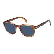 Eyewear by David Beckham DB 1062/S Sunglasses in Brown Horn/Blue Brown...