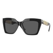 Versace Black/Grey Sunglasses Black, Dam