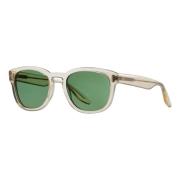 Barton Perreira Nelson Transparent/Green Sunglasses Gray, Unisex