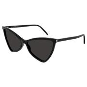 Saint Laurent Black/Grey Sunglasses Jerry SL 479 Black, Dam