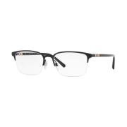 Burberry Tubular Check Eyewear Frames Black, Unisex