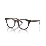 Giorgio Armani Green Havana Eyewear Frames Brown, Unisex