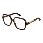 Gucci Dark Havana Eyewear Frames Multicolor, Unisex