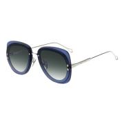 Isabel Marant Silver Blue/Grey Shaded Sunglasses Multicolor, Dam