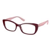 Miu Miu Burgundy Pink Glasögonbågar Pink, Dam