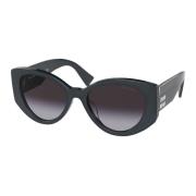 Miu Miu Grey Shaded Sunglasses SMU 03Ws Gray, Dam