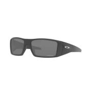 Oakley Matte Black Sunglasses with Prizm Light Grey Black, Herr