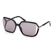 Tom Ford Sunglasses Solange-02 FT 1093 Black, Dam