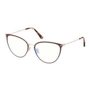 Tom Ford Eyewear frames FT 5840-B Blue Block Brown, Unisex