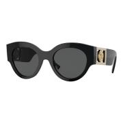 Versace Black/Dark Grey Sunglasses Black, Dam