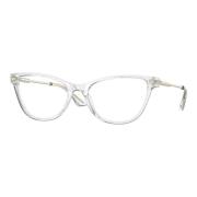 Versace Crystal Eyewear Frames Gray, Unisex