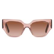 Vogue Solglasögon i Pink/Brown Shaded Multicolor, Dam