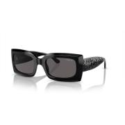 Vogue Black Smoke Grey Sunglasses Black, Dam