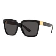 Dolce & Gabbana Black/Grey Sunglasses Black, Dam