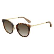 Kate Spade Jazzlyn/S Sunglasses in Havana Gold/Brown Brown, Dam