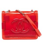 Chanel Vintage Pre-owned Laeder chanel-vskor Orange, Dam