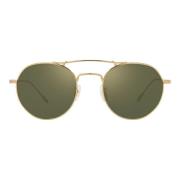 Oliver Peoples Guldtonade Solglasögon Reymont OV 1309St Yellow, Unisex