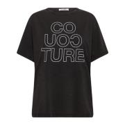 Co'Couture T-Shirts Black, Dam