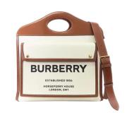 Burberry Vintage Pre-owned Laeder handvskor White, Dam