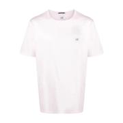 C.p. Company Himmelsk Pink Merceriserad T-shirt Pink, Herr