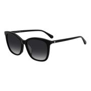 Kate Spade Black/Dark Grey Shaded Sunglasses Tamiko/F/S Black, Dam