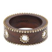 Dolce & Gabbana Pre-owned Pre-owned Tyg armband Brown, Dam