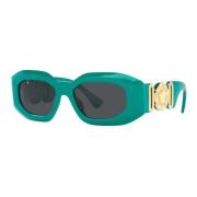 Versace Rock Icons Solglasögon i Grön/Grå Green, Herr