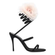 Magda Butrym High Heel Sandals Black, Dam