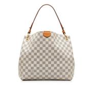 Louis Vuitton Vintage Pre-owned Laeder louis-vuitton-vskor White, Dam