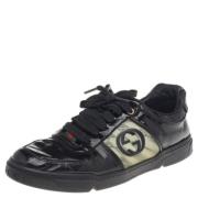 Gucci Vintage Pre-owned Laeder sneakers Black, Dam