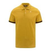K-Way Polo Shirts Yellow, Herr