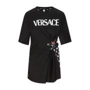 Versace Short Dresses Black, Dam