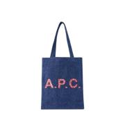 A.p.c. Tote Bags Blue, Herr