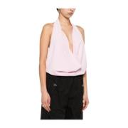 Dsquared2 Sleeveless Tops Pink, Dam