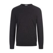 Fedeli Round-neck Knitwear Gray, Herr