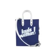 Louis Vuitton Vintage Pre-owned Laeder handvskor Blue, Dam