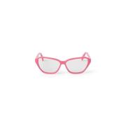 Off White Geometrisk Cat-Eye Solglasögon Pink, Unisex