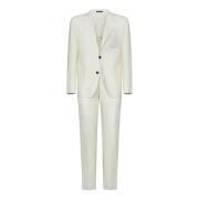Emporio Armani Single Breasted Suits Beige, Herr