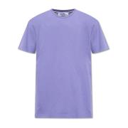 Stone Island T-shirt med logotyp Purple, Herr