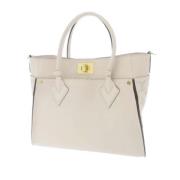 Louis Vuitton Vintage Pre-owned Laeder handvskor Beige, Dam