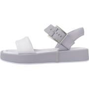 Clarks Flat Sandals Gray, Dam