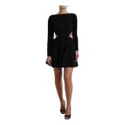 Dolce & Gabbana Short Dresses Black, Dam