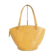 Louis Vuitton Vintage Pre-owned Laeder axelremsvskor Yellow, Dam