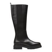 Gaudi Over-knee Boots Black, Dam